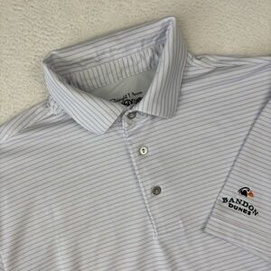 BANDON DUNES x STRAIGHT DOWN Mens Performance Polo Shirt Large Golf Lightweight